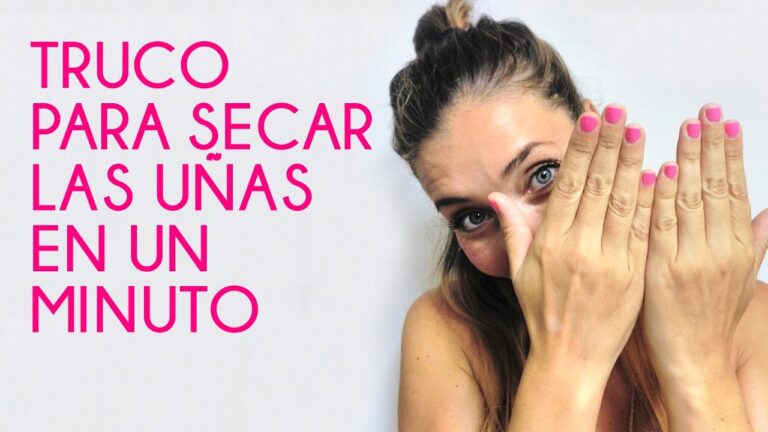 Métodos Efectivos para Secar las Uñas Rápido