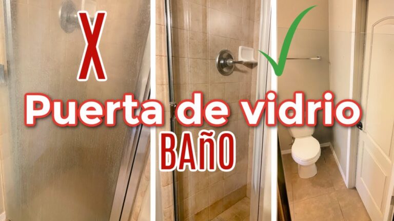 Cómo quitar jabón pegado en vidrios del baño