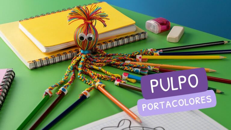 C&oacute;mo hacer un pulpo de colores