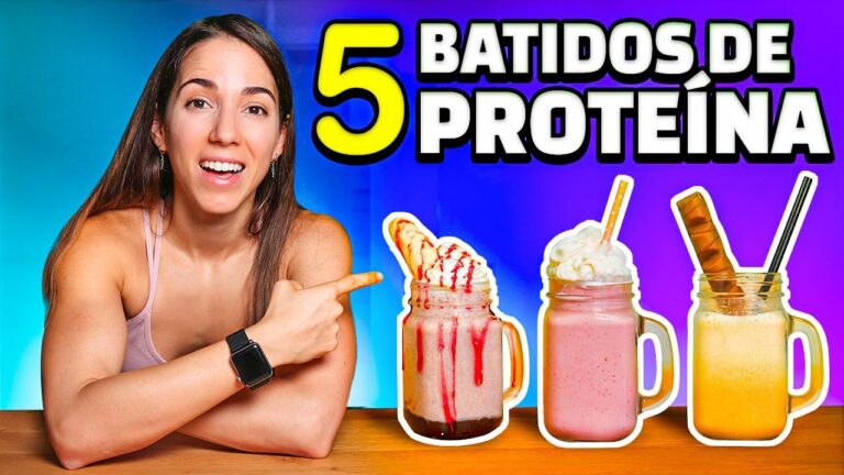 Batidos de proteínas naturales para aumentar peso
