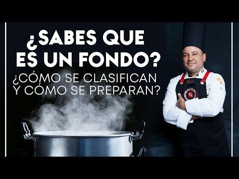 Qu&eacute; es un fondo en la gastronom&iacute;a: Definici&oacute;n y Tipos