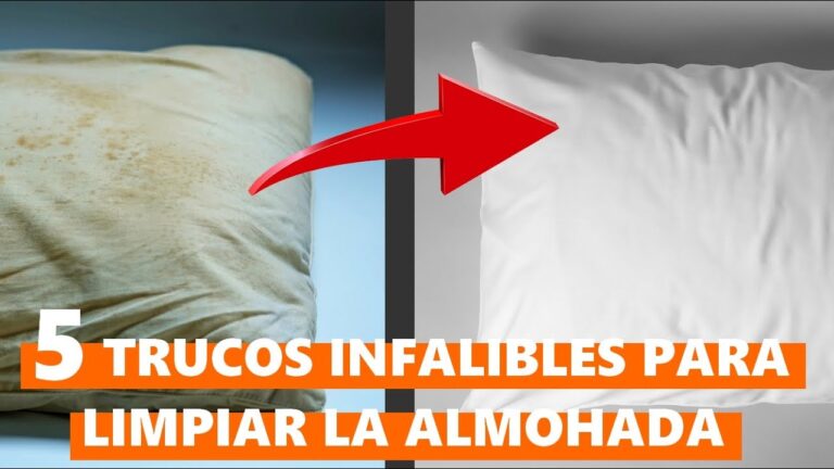 Trucos para desmanchar almohadas de forma efectiva