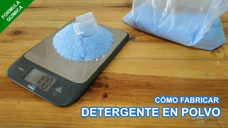 Guía para elaborar detergente en polvo de forma eficiente