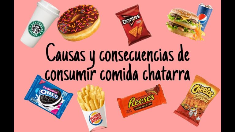 Riesgos de consumir comida chatarra: causas y consecuencias