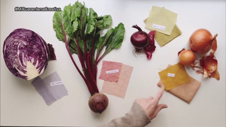 Guía para hacer tintes naturales para telas
