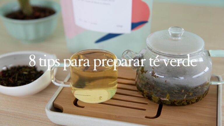 Preparación ideal del té verde en hebras