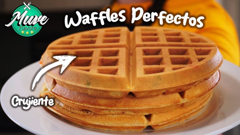 Ingredientes para hacer waffles: todo lo que necesitas