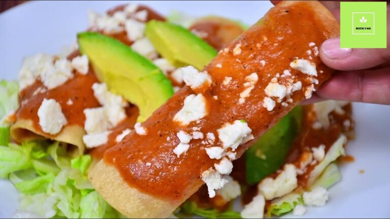 Los ingredientes esenciales para hacer tacos dorados