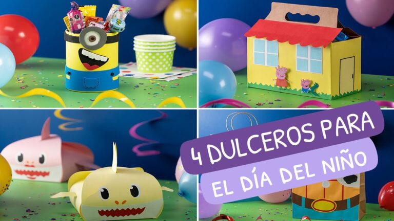 Dulceros fáciles para el Día del Niño
