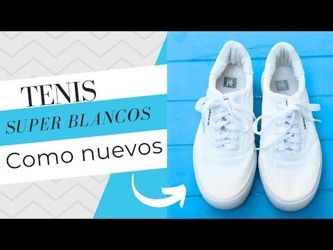 Trucos para lavar tenis blancos de tela sin que se amarilleen