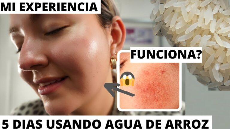 Beneficios de enjuagar la cara con agua de arroz