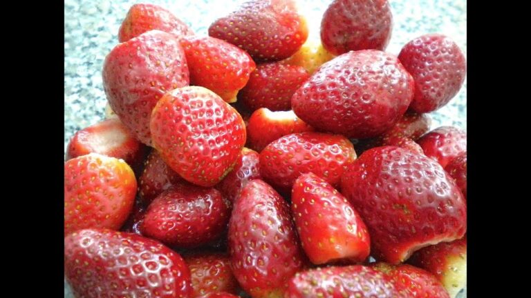 Tiempo ideal para desinfectar fresas