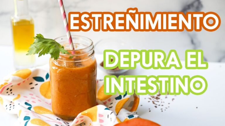 Licuado natural para aliviar el estreñimiento severo