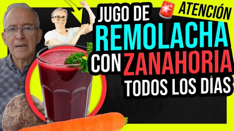 Beneficios del jugo de betabel con zanahoria