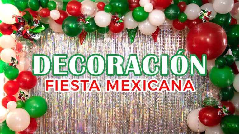 Ideas Creativas para Decoraci&oacute;n con Globos en el 15 de Septiembre