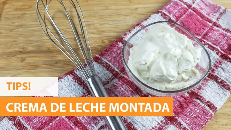 Trucos para batir crema sin batidora