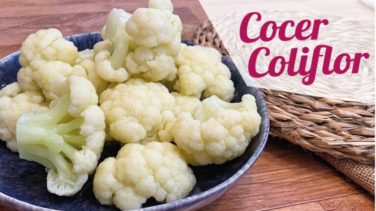 Tiempo de cocci&oacute;n ideal para la coliflor
