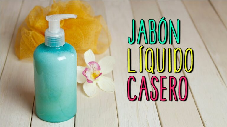 Receta f&aacute;cil para hacer jab&oacute;n l&iacute;quido casero para manos