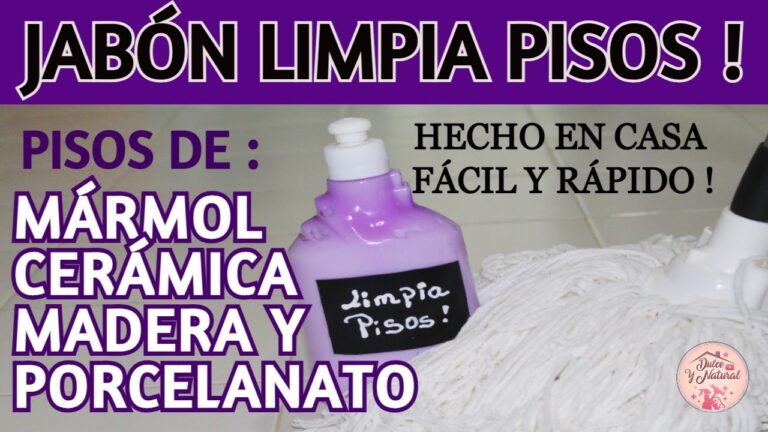Beneficios del Jab&oacute;n para Trapear en la Limpieza del Hogar