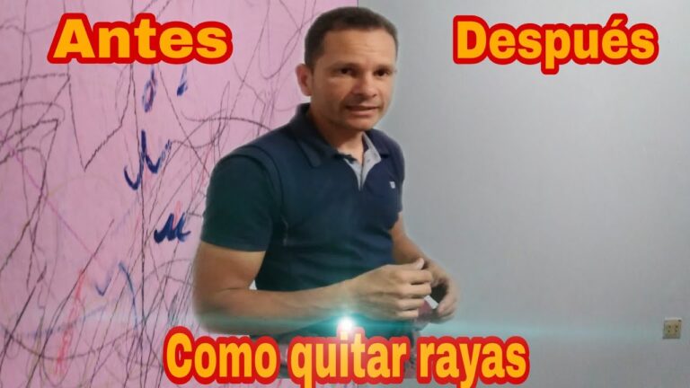 C&oacute;mo Eliminar Rayones de la Pared Eficazmente