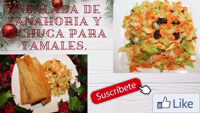 Ensaladas perfectas para acompañar tamales
