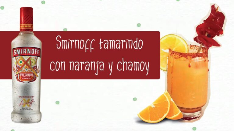 La irresistible combinación de Smirnoff y tamarindo