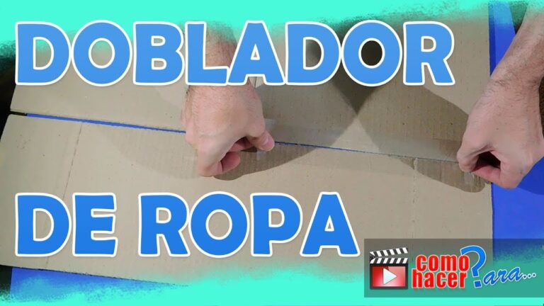 Gu&iacute;a para usar un molde para doblar camisas
