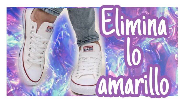 Cómo mantener tus Converse blancos impecables