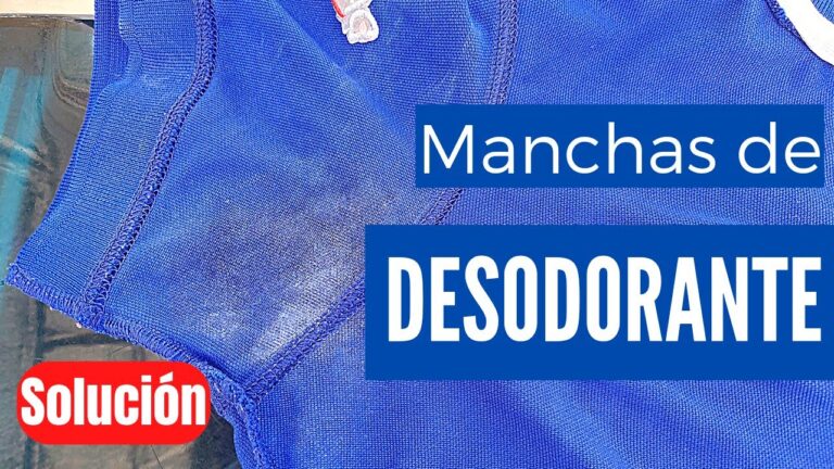 Trucos para eliminar manchas de desodorante de blusas