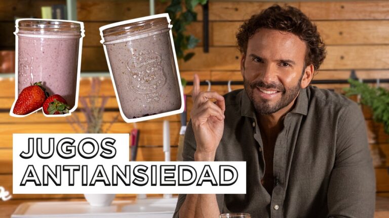 5 jugos naturales para calmar la ansiedad