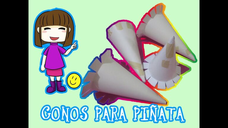 Guía para hacer un cono para piñata