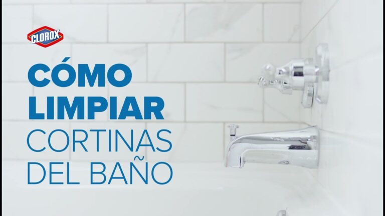 Cómo limpiar cortina de baño de plástico