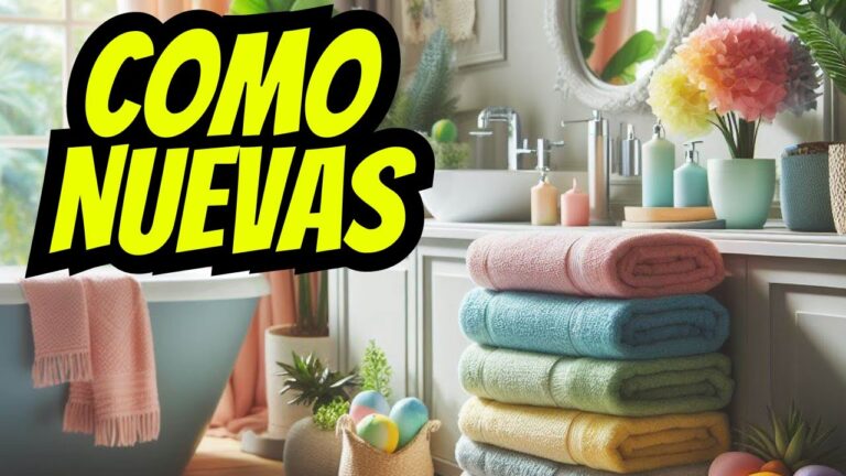 Elimina el olor a rancio de las toallas f&aacute;cilmente
