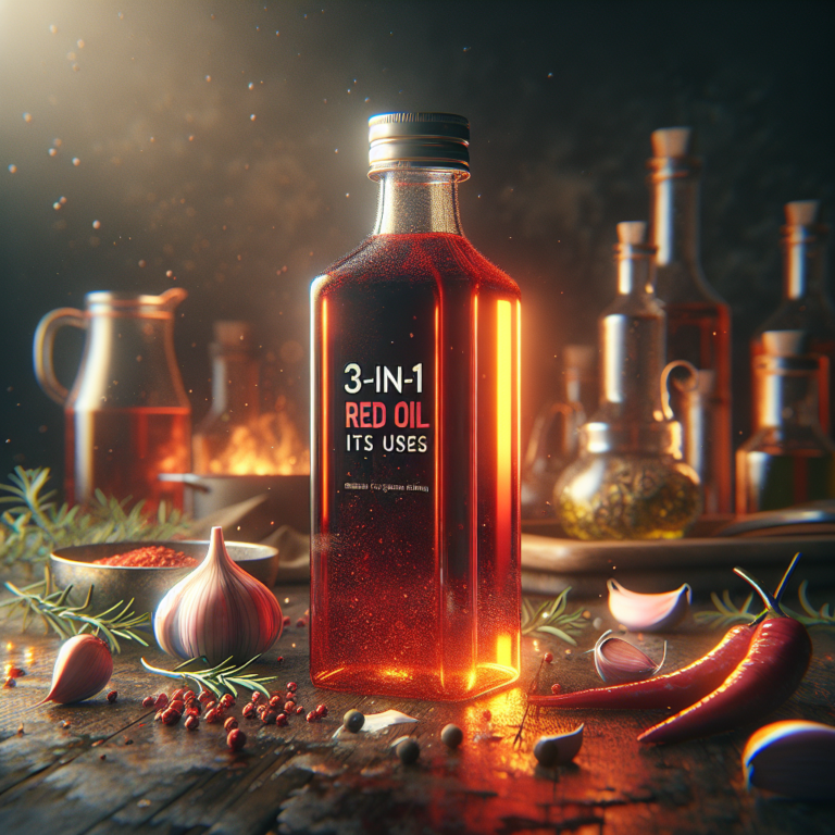 Aceite Rojo 3 en 1: Descubre Para Qué Sirve y Cómo Usarlo en tus Recetas