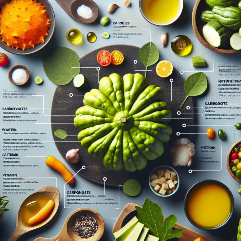 Chinchayote: Receta Deliciosa y su Información Nutricional