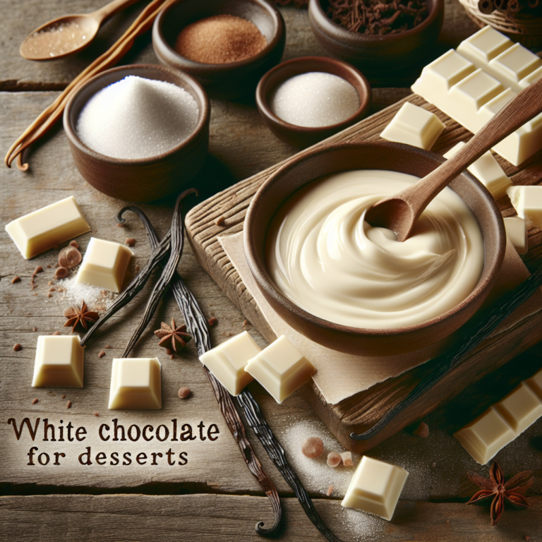 Deliciosas Recetas con Chocolate Blanco para Postres Irresistibles