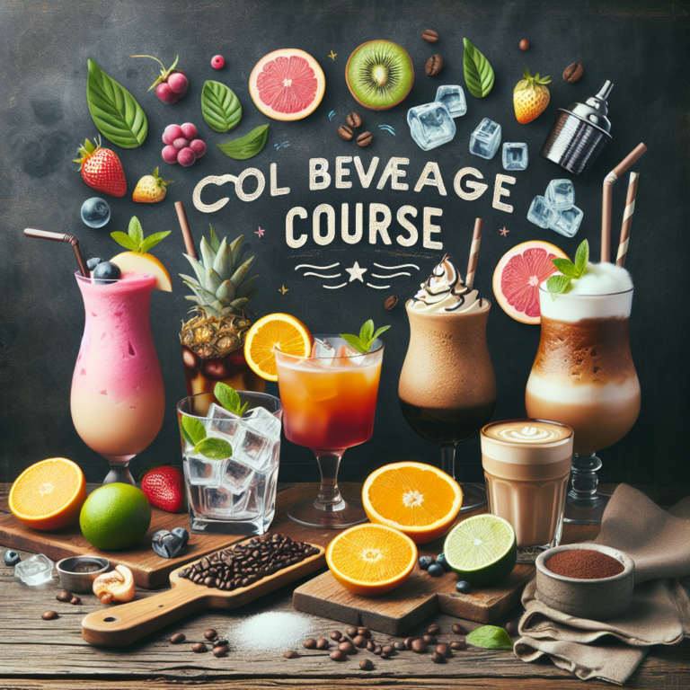 Curso de Bebidas Fr&iacute;as: 10 Recetas Refrescantes para Disfrutar Este Verano