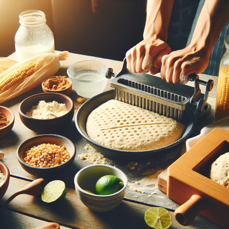el procedimiento de la tortilla de maiz