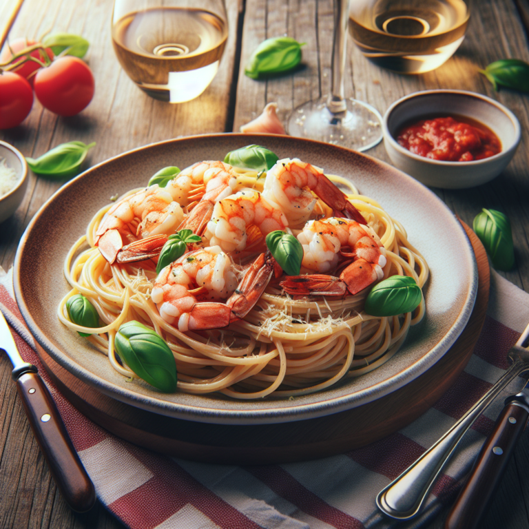 Deliciosos Espaguetis con Camarones Sin Crema: Receta Saludable y F&aacute;cil