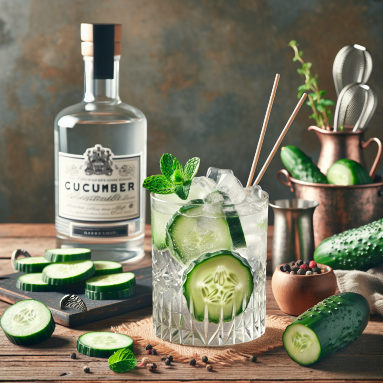 Refresca tu Verano: Deliciosa Receta de Gin con Pepino