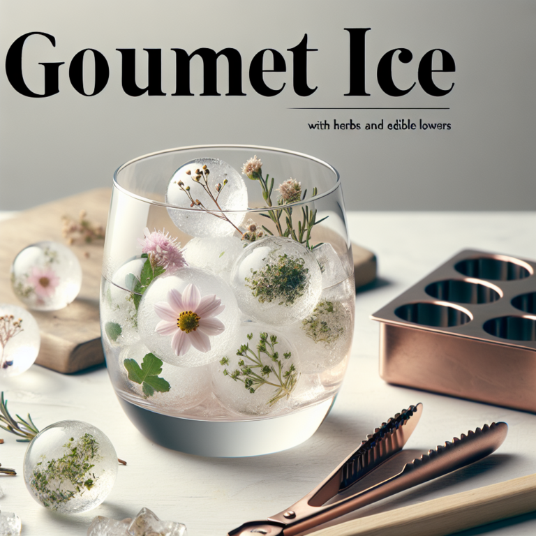 Hielo Gourmet: Aprende a Preparar Cubos de Hielo 5 Estrellas para tus Bebidas