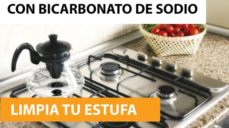Efectivas técnicas para limpiar quemadores de estufa con bicarbonato