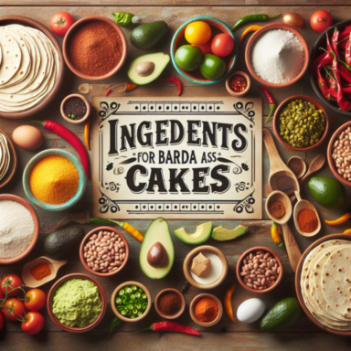 Ingredientes Clave para Preparar las Deliciosas Tortas de la Barda