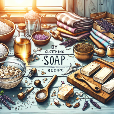 Receta Casera de Jab&oacute;n de Ropa: Ingredientes Sencillos para un Lavado Ecol&oacute;gico