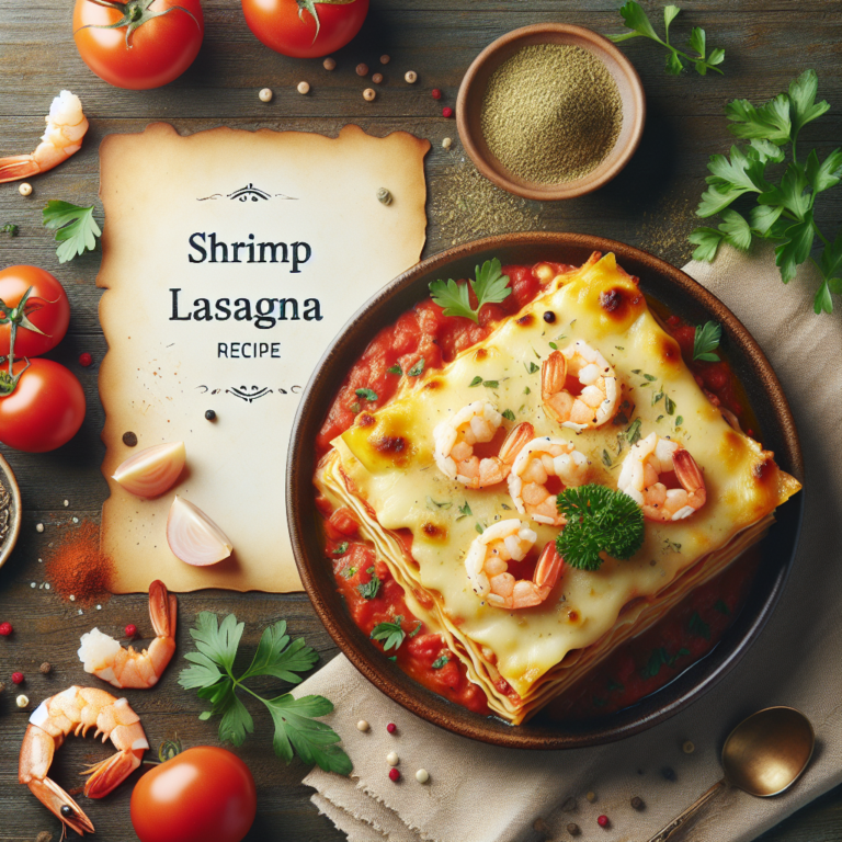 Deliciosa Lasaña de Camarones: Receta Fácil y Rápida para Sorprender