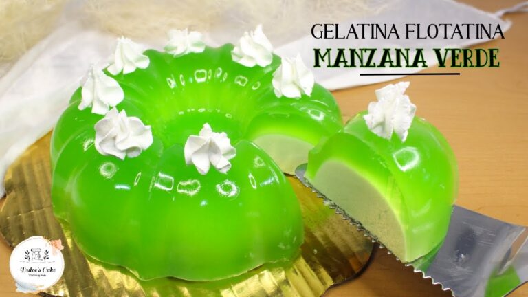 Cómo Preparar Gelatina Verde Perfecta