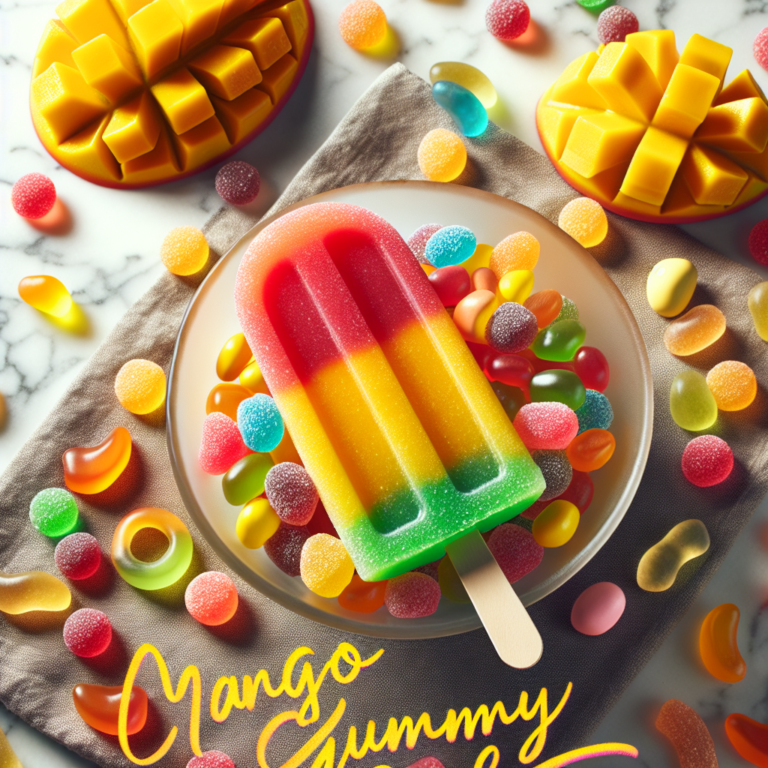 Deliciosa Paleta de Gomita de Mango: Receta Fácil y Refrescante