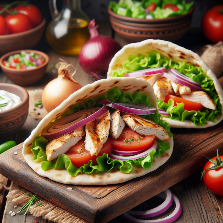 Deliciosas Pitas Rellenas de Pollo: Receta Fácil y Rápida
