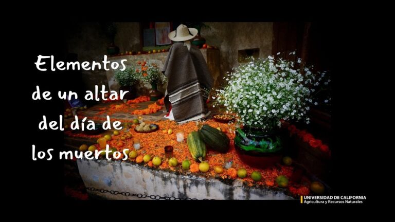 Elementos Esenciales de un Altar de Muertos