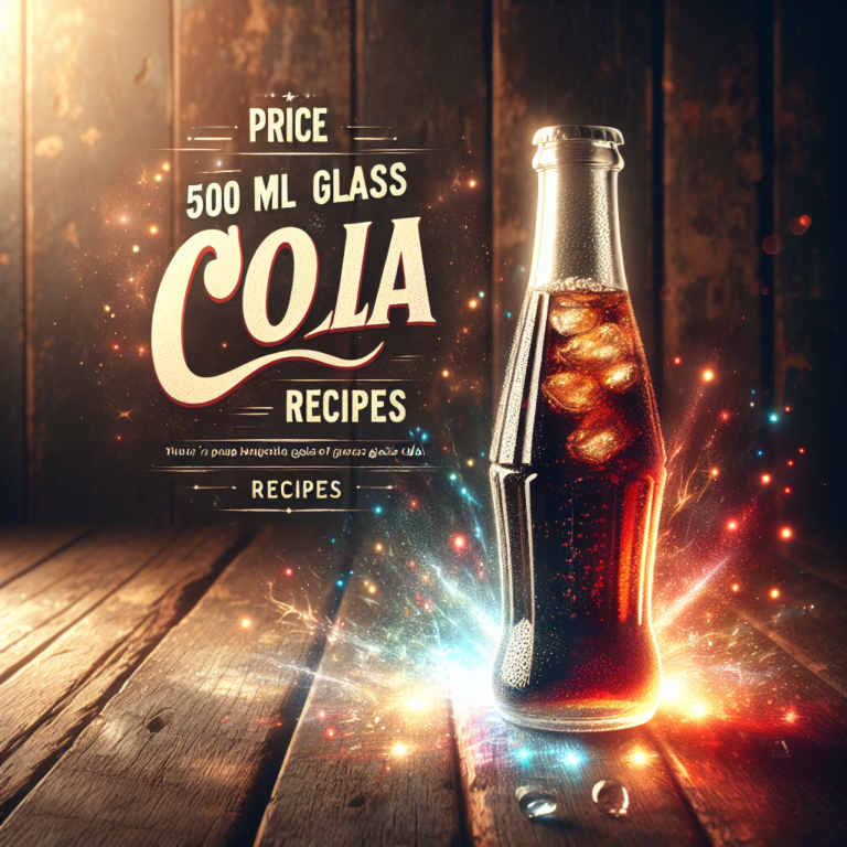 Descubre el Precio de Coca Cola 500 ml en Botella de Vidrio y Recetas para Disfrutarla